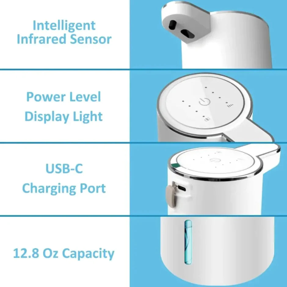 BluMUrban touchless automatic foaming soap dispenser