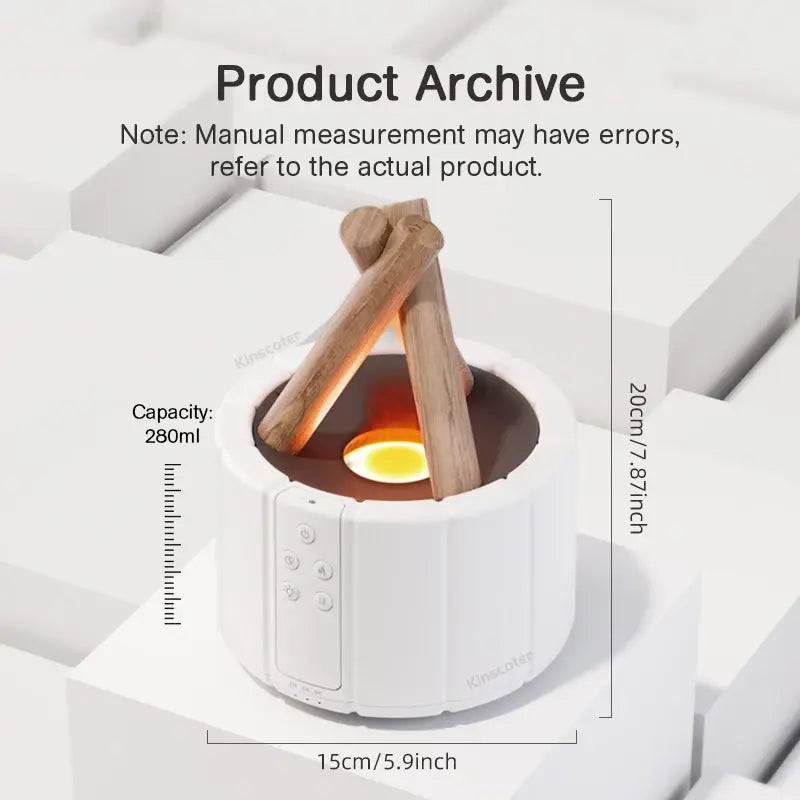 BluMUrban Simulated Flame Aroma Diffuser