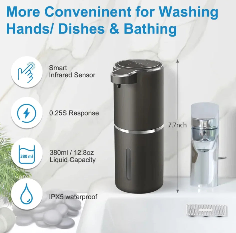 BluMUrban touchless automatic foaming soap dispenser