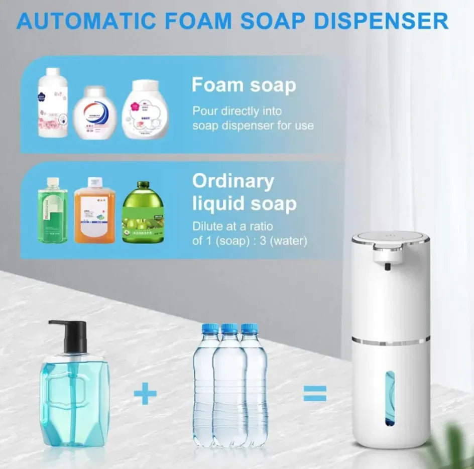BluMUrban touchless automatic foaming soap dispenser