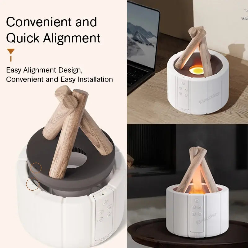 BluMUrban Simulated Flame Aroma Diffuser